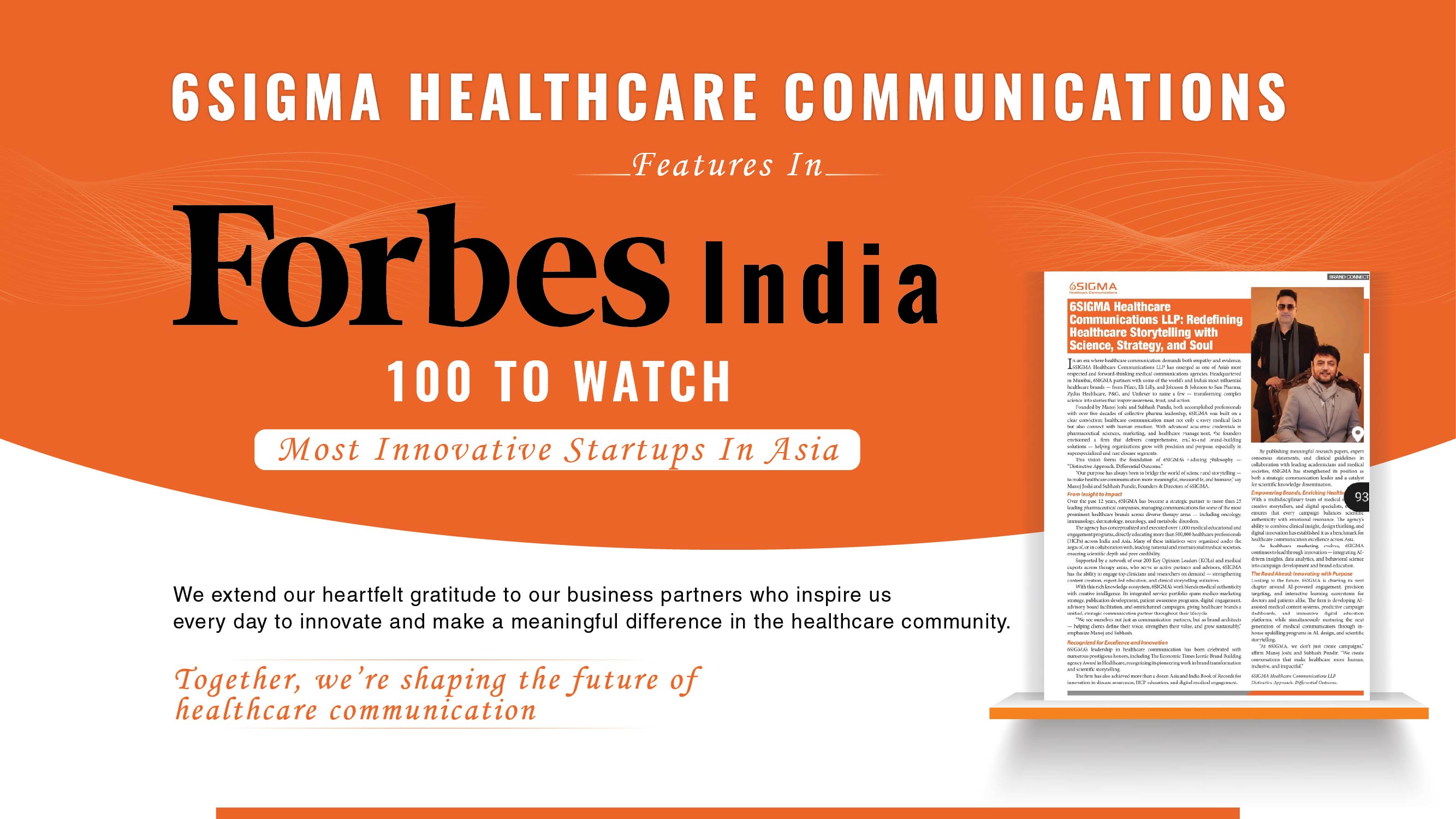 6SIGMA Forbes 100 to Watch